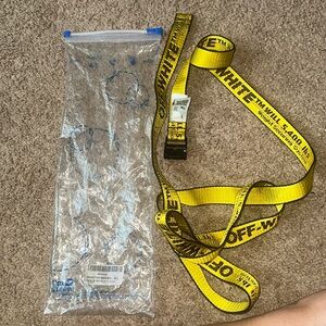 Off white Classic Industrial Belt